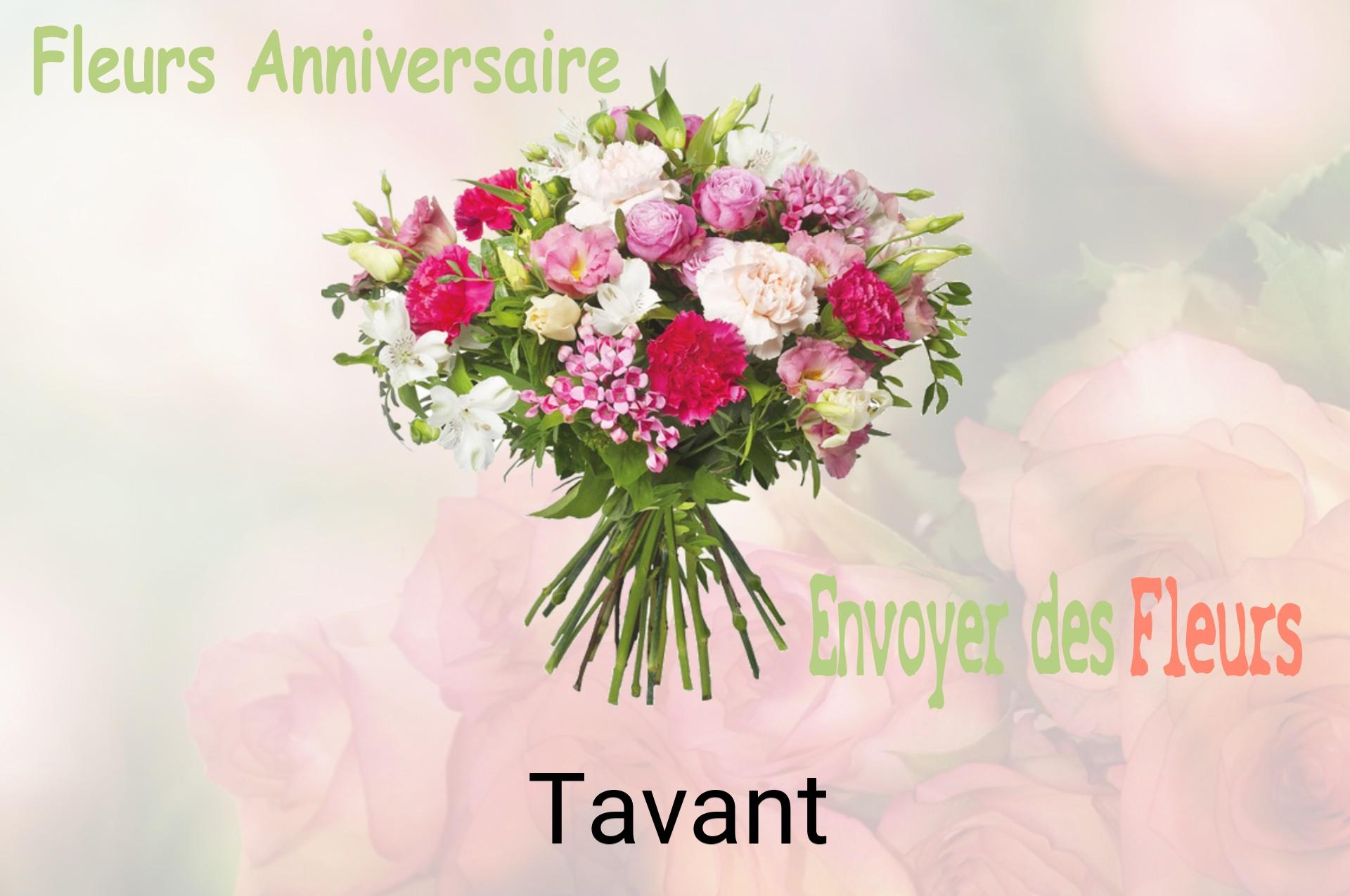 Bouquet de fleurs d’anniversaire livré à Tavant